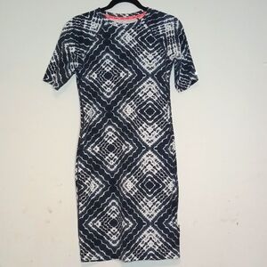 DKNY Sport‎ Black/Grey/White t-shirt dress | Size: Small